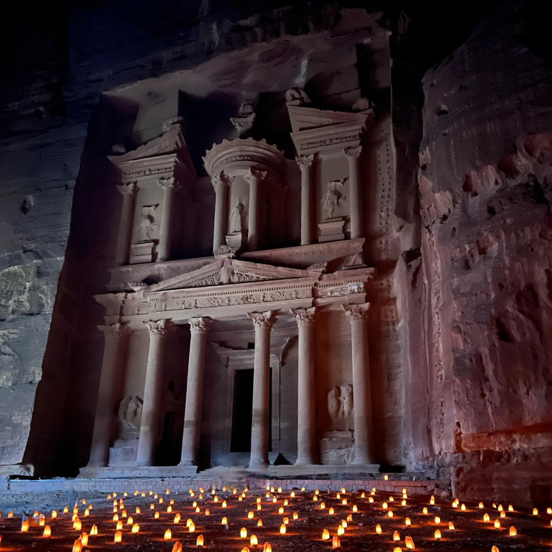 Petra by night
